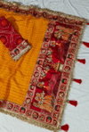 Tew Pure Viscose Zari Work Bandhani Sarees Wholesale Suppliers In Mumbai